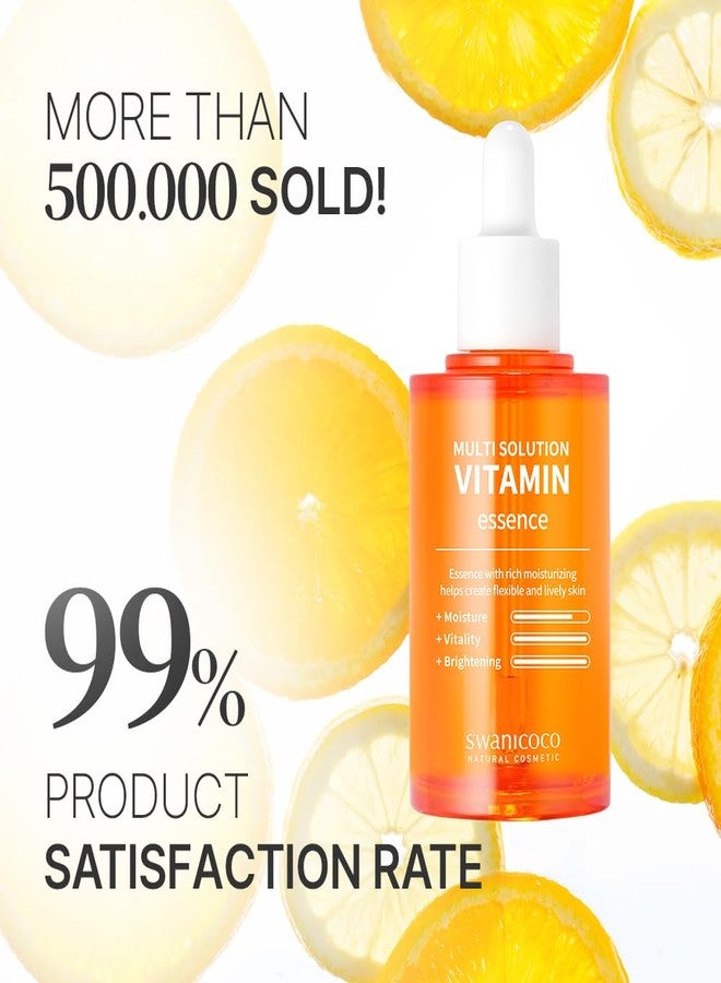 Swanicoco Pregnancy Acne Treatment, Vitamin C Serum Multi Solution Vitamin Essence, Brightening Dark Spots Even Skin Tone Eye Area Fine Lines & Wrinkles Korean Skincare 70ml 2.37 Fl Oz - Image 4